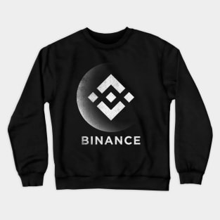 Vintage Binance BNB Coin To The Moon Crypto Token Cryptocurrency Blockchain Wallet Birthday Gift For Men Women Kids Crewneck Sweatshirt